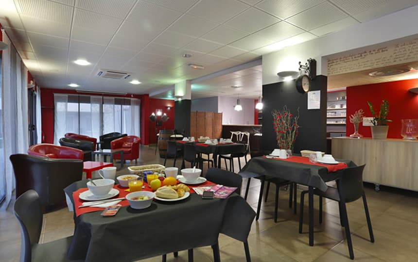 Cap Camargue au Grau du roi - Salle petit-déjeuner