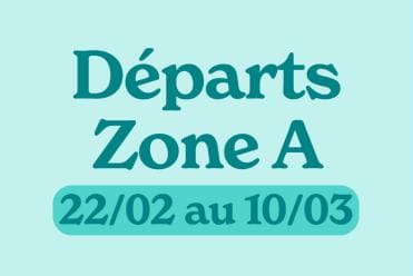 Vacances pour la zone A