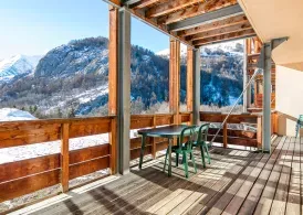 Résidence Le Hameau de Valloire - balcon 3P7