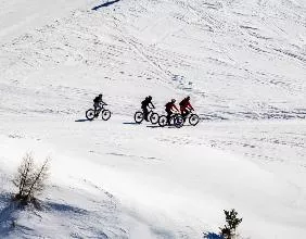 Vtt sur neige Les 2 Alpes