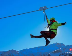 tyrolienne géante Doucy Valmorel