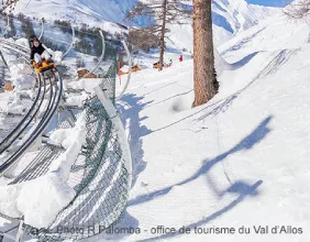 Luge sur rail La Foux d'Allos