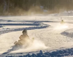 Karting sur glace Orcieres