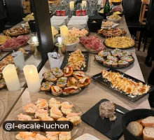 Restaurant l'Escale à Bagnières-de-Luchon, buffet de groupe