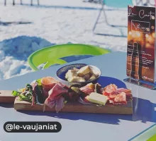 Restaurant Le Vaujaniat à Vaujany, planche de charcuterie